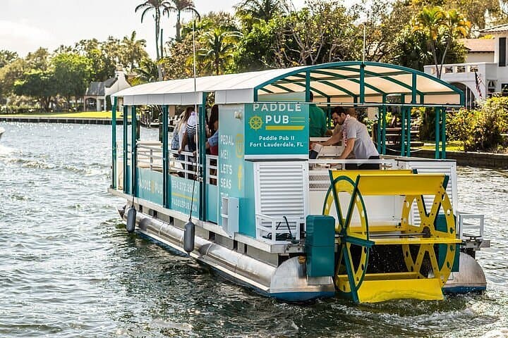 Paddle Pub Boat in Fort Lauderdale: Pedal, Party, and Experience the Waterways!