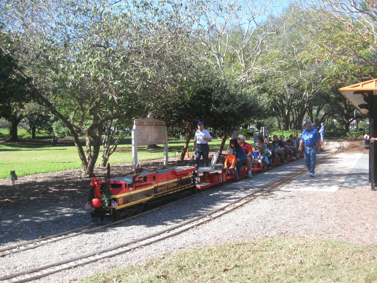 Largo Central Railroad Beautiful Park Setting